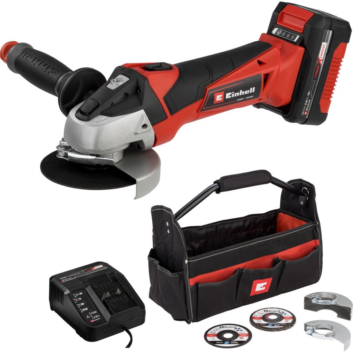 Einhell Akku-Winkelschleifer TE-AG 18/115 Li, (Set), günstig online kaufen