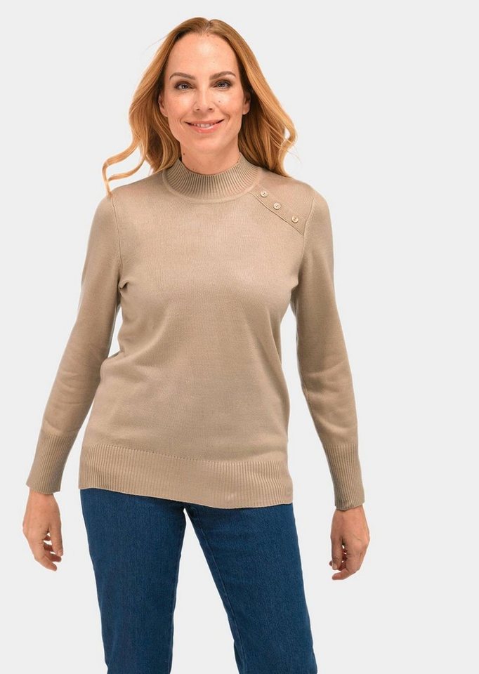 GOLDNER Strickpullover Kurzgröße: günstig online kaufen