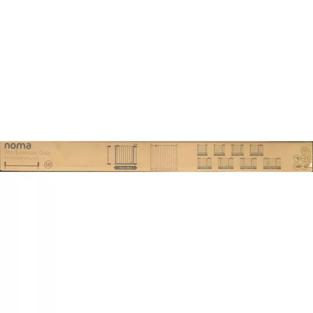 Noma Schutzgitter-verlängerung Easy Pressure Fit 7cm Metall Weiß 93682 günstig online kaufen