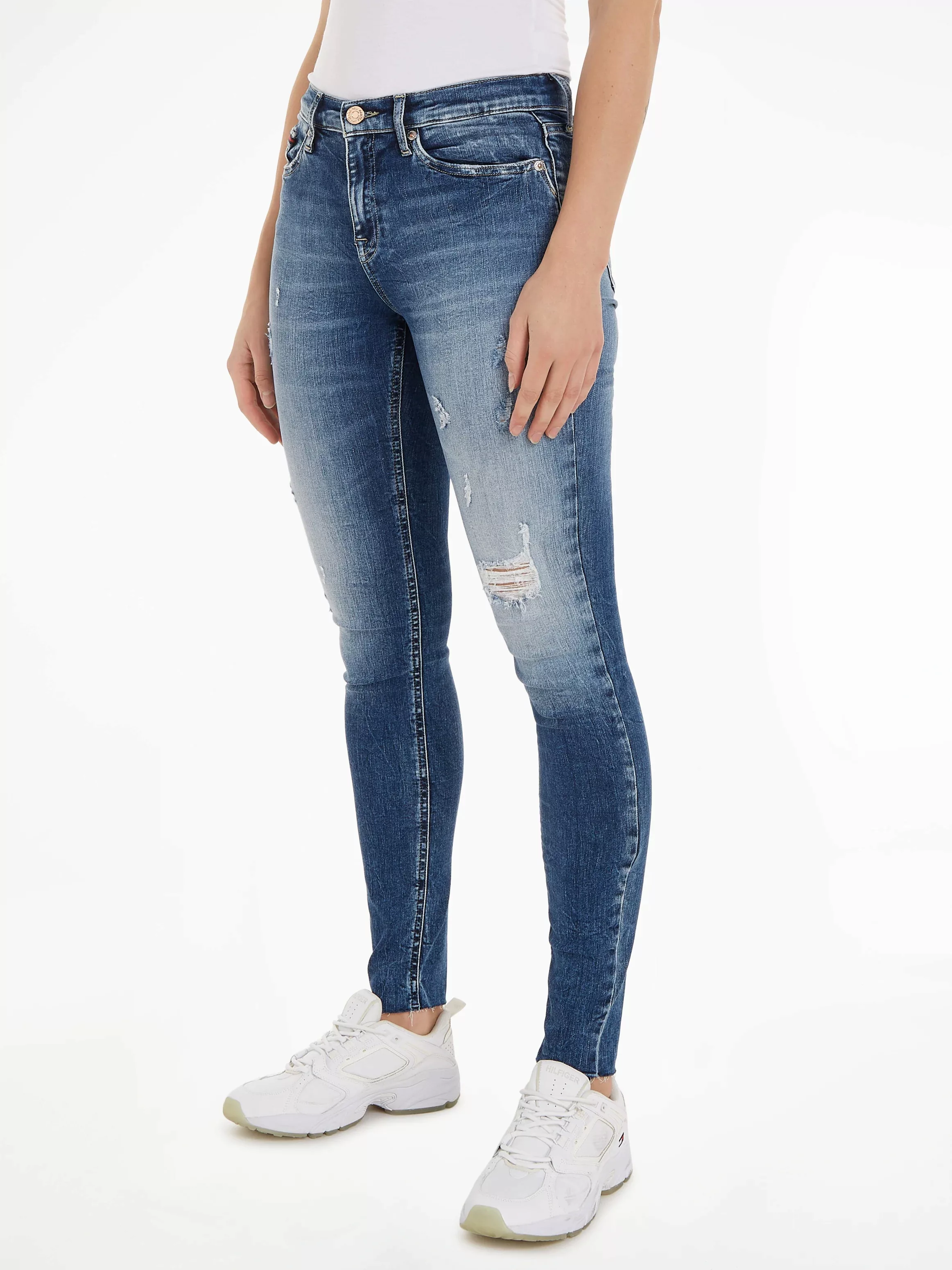 Tommy Jeans Skinny-fit-Jeans "NORA MR SKN CG2235", mit Tomma Jeans Markenba günstig online kaufen