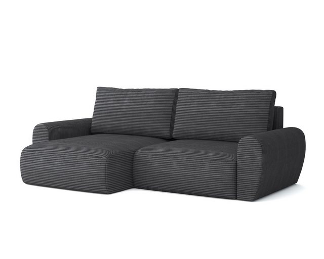 Deine Möbel 24 Wohnlandschaft HEIDI 253 cm breit Ecksofa Sofa Wohnzimmer L- günstig online kaufen