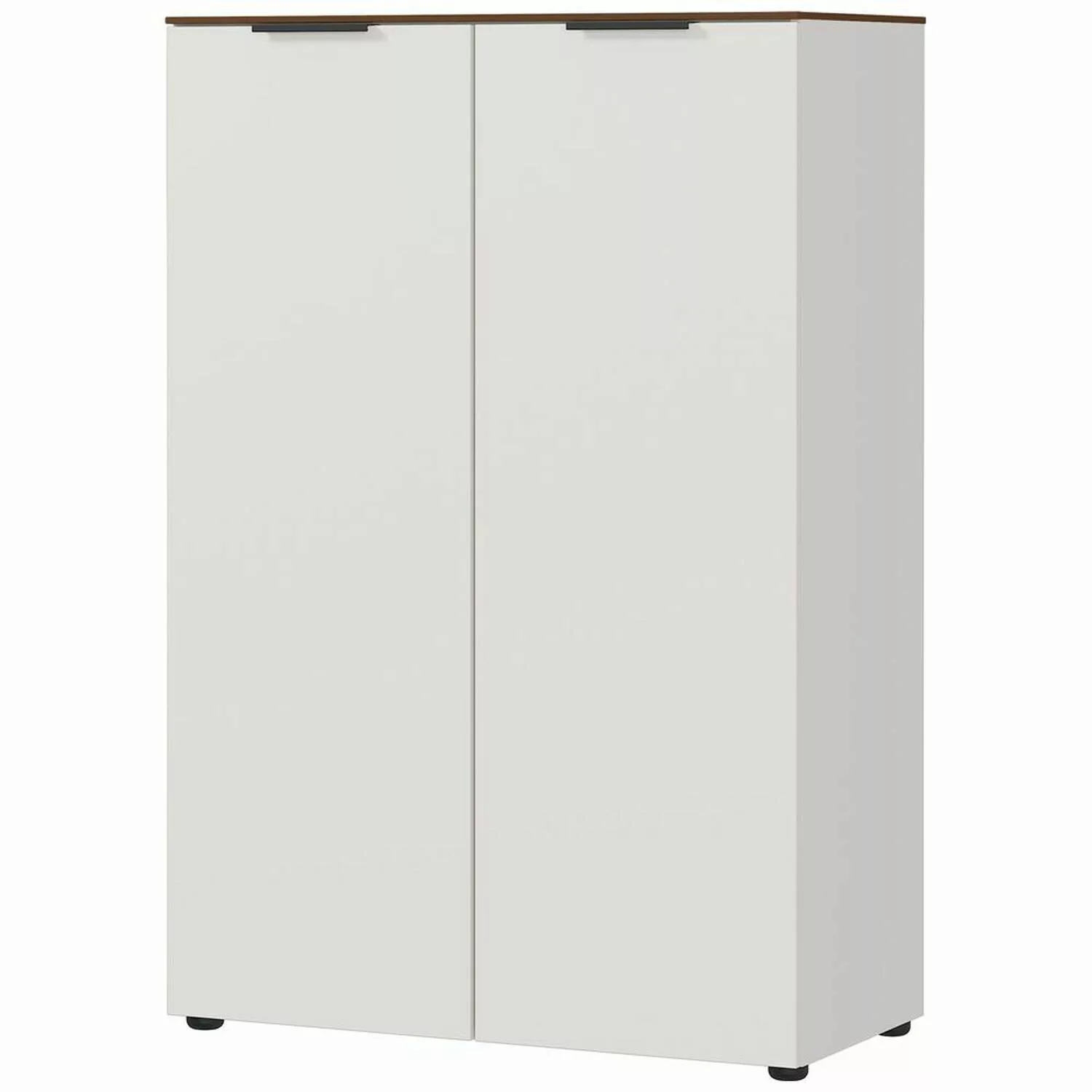 Aktenschrank ALVESTA-01 in Kaschmir beige mit Nussbaum Nb., B/H/T: ca. 80,5 günstig online kaufen