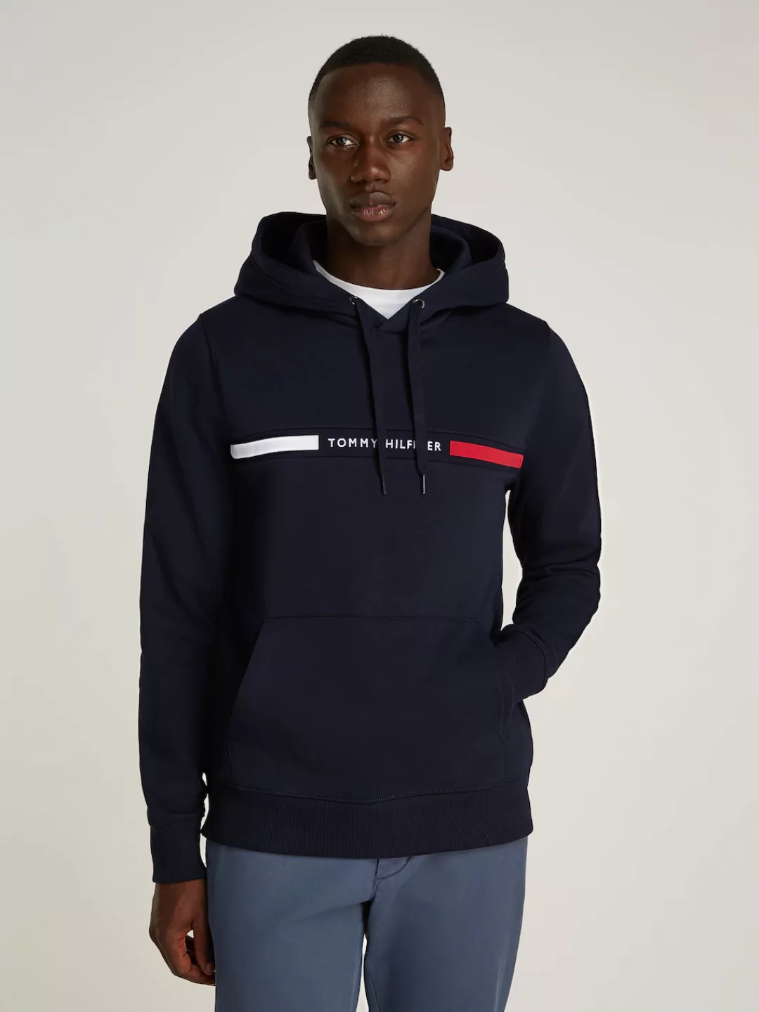 Tommy Hilfiger Kapuzensweatshirt "HILFIGER CHEST INSERT HOODY", mit Kapuze, günstig online kaufen