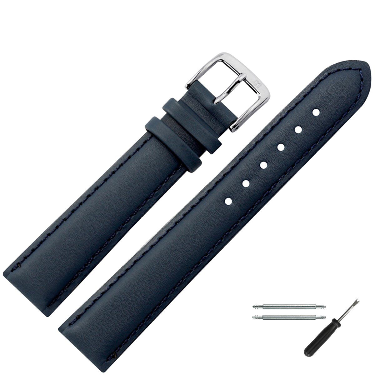 MARBURGER Uhrenarmband 20mm Leder günstig online kaufen
