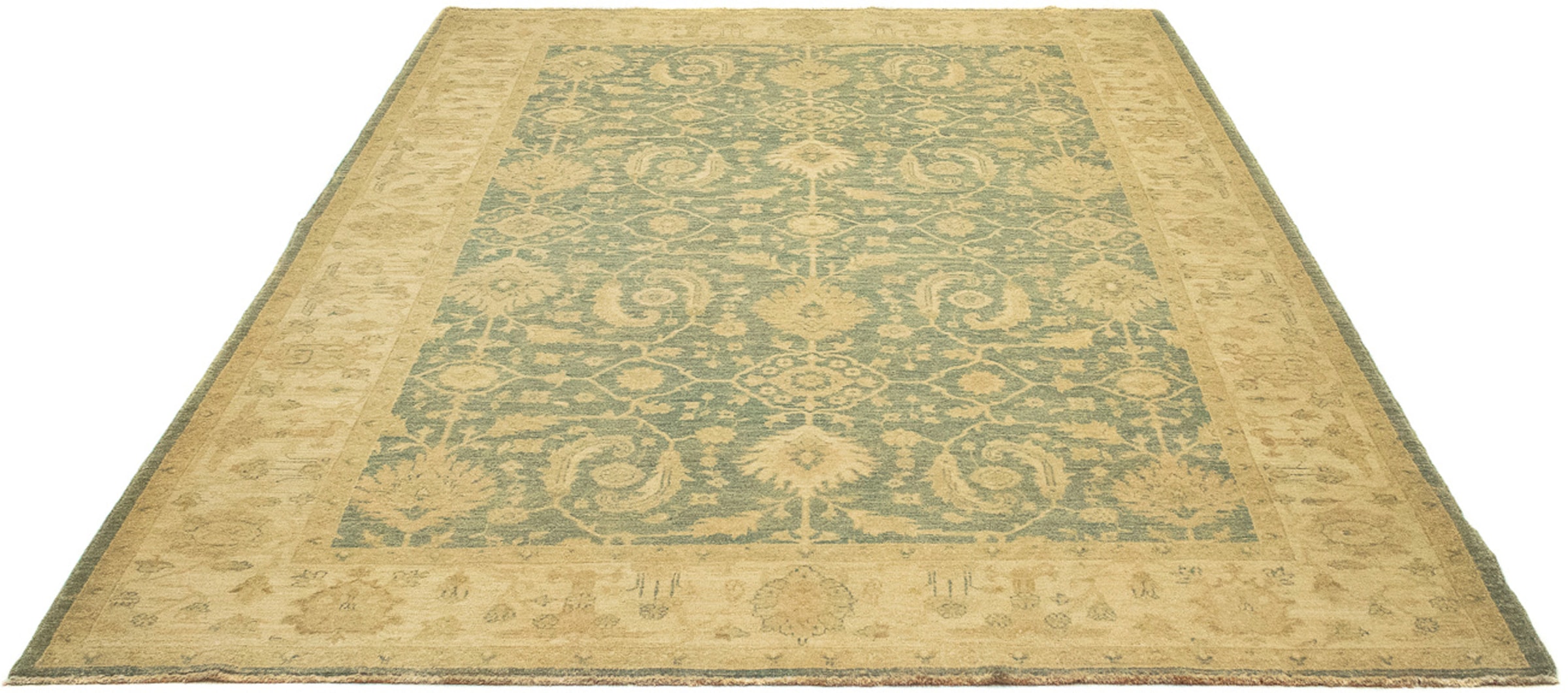 morgenland Orientteppich »Ziegler - 260 x 182 cm - hellblau«, rechteckig, W günstig online kaufen