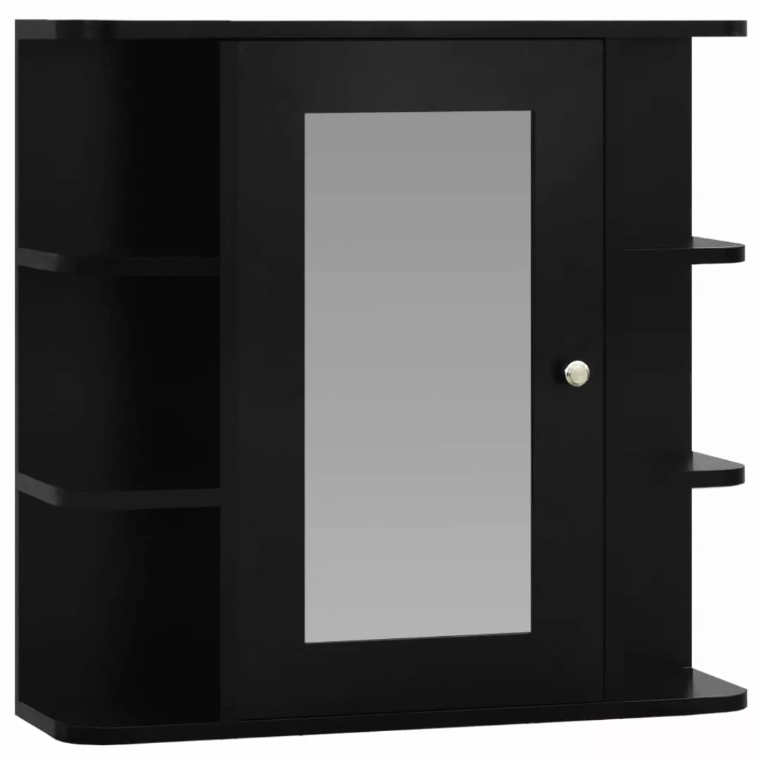 Bad-spiegelschrank Schwarz 66x17x63 Cm Mdf günstig online kaufen