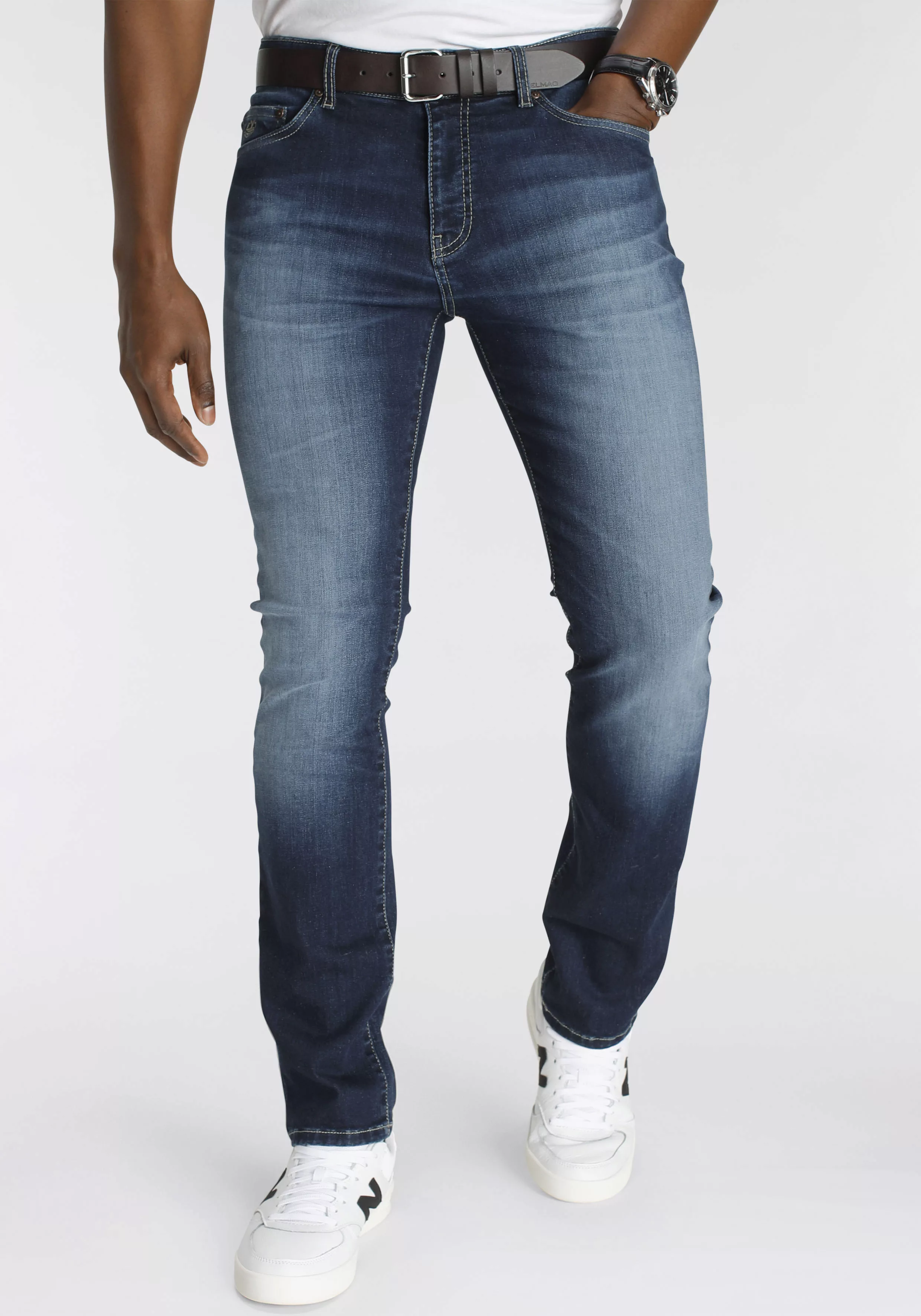 DELMAO Stretch-Jeans "Reed" mit schöner Innenverarbeitung - NEUE MARKE! günstig online kaufen