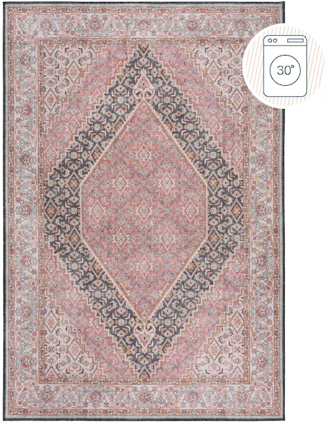 FLAIR RUGS Teppich »Briony«, rechteckig, 4 mm Höhe, Waschbarer Traditionell günstig online kaufen