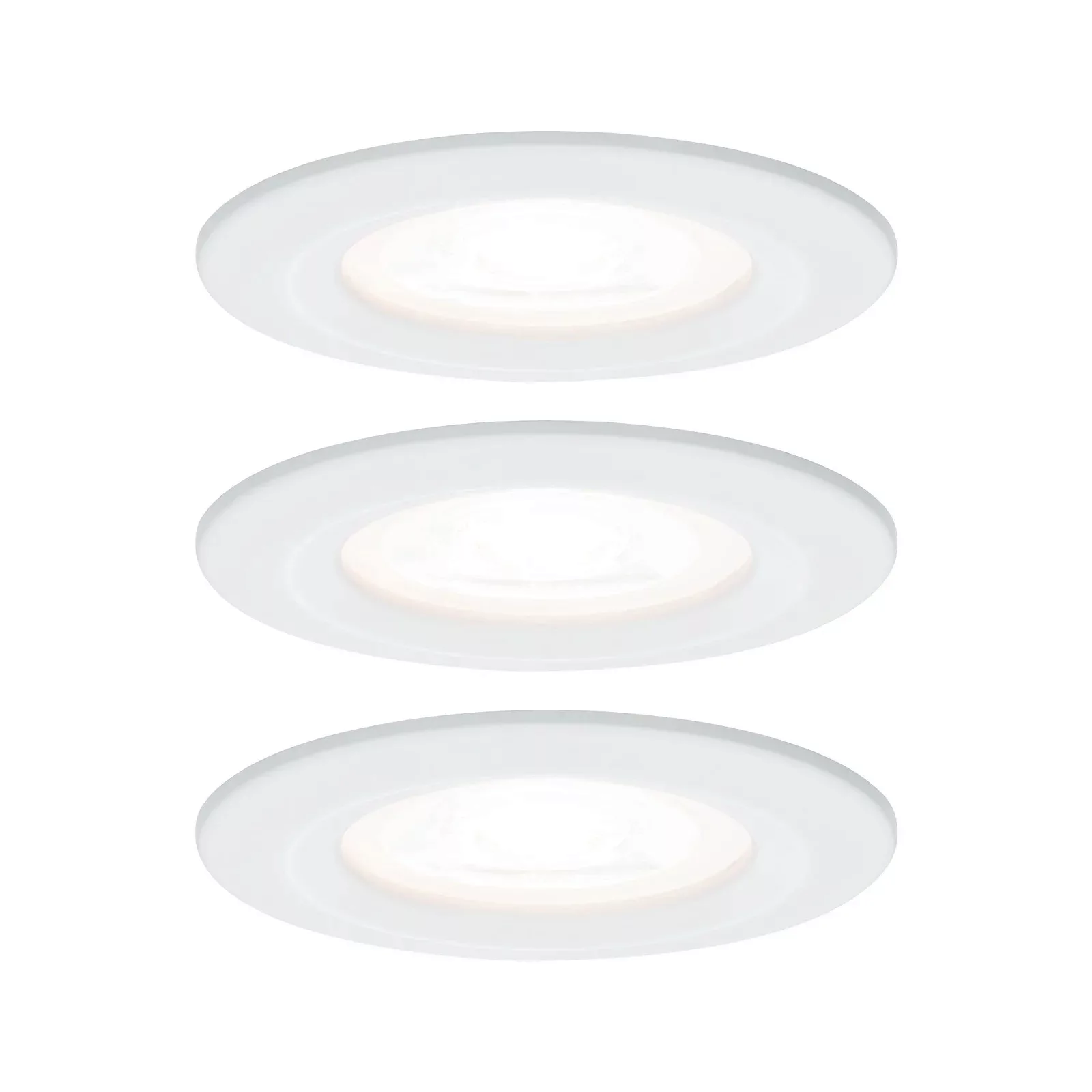 Paulmann Nova Coin LED-Spot 3er rund dimmb. chrom günstig online kaufen