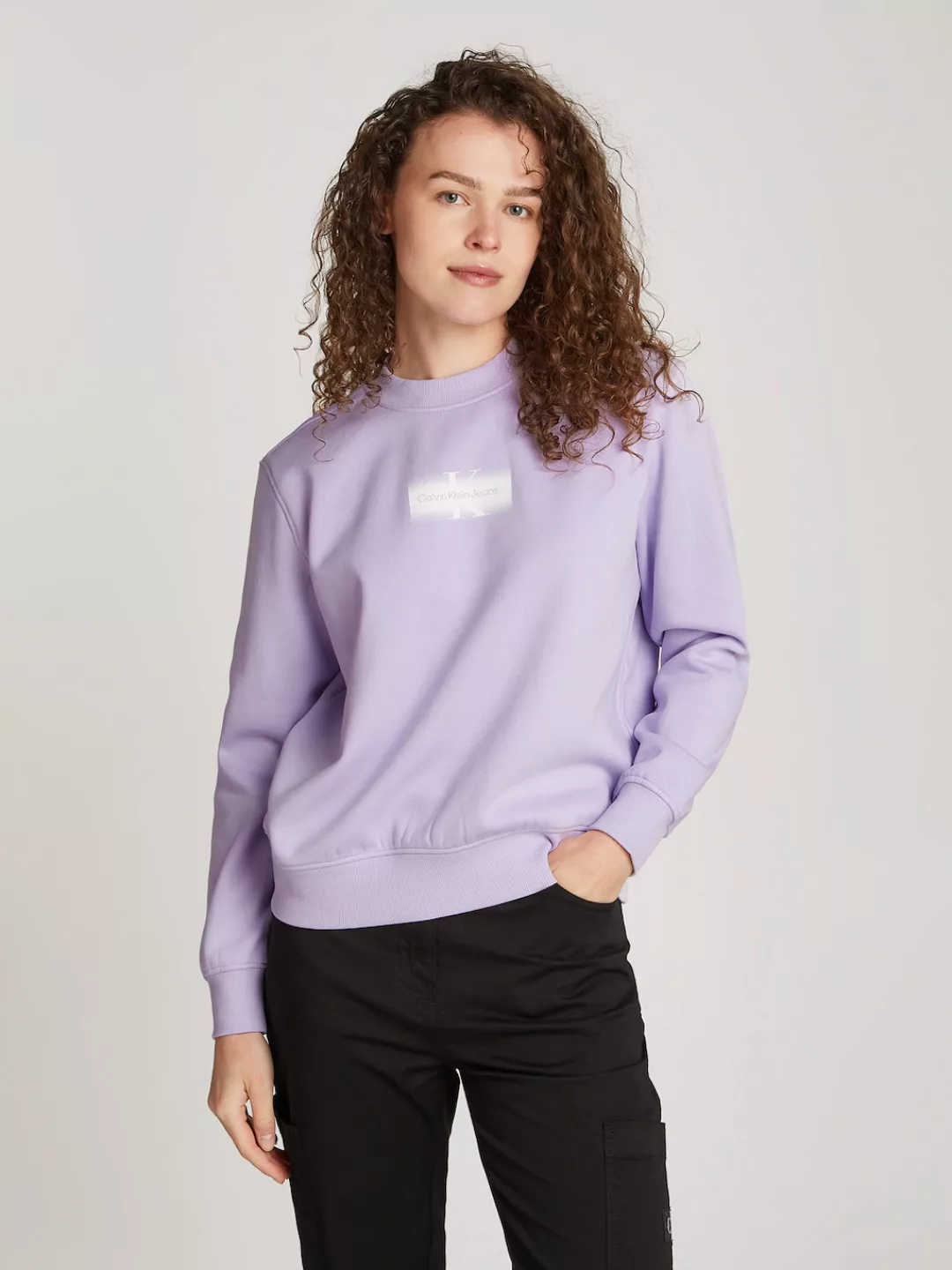 Calvin Klein Jeans Sweatshirt OUTLINED CK REGULAR CN mit Logodruck günstig online kaufen