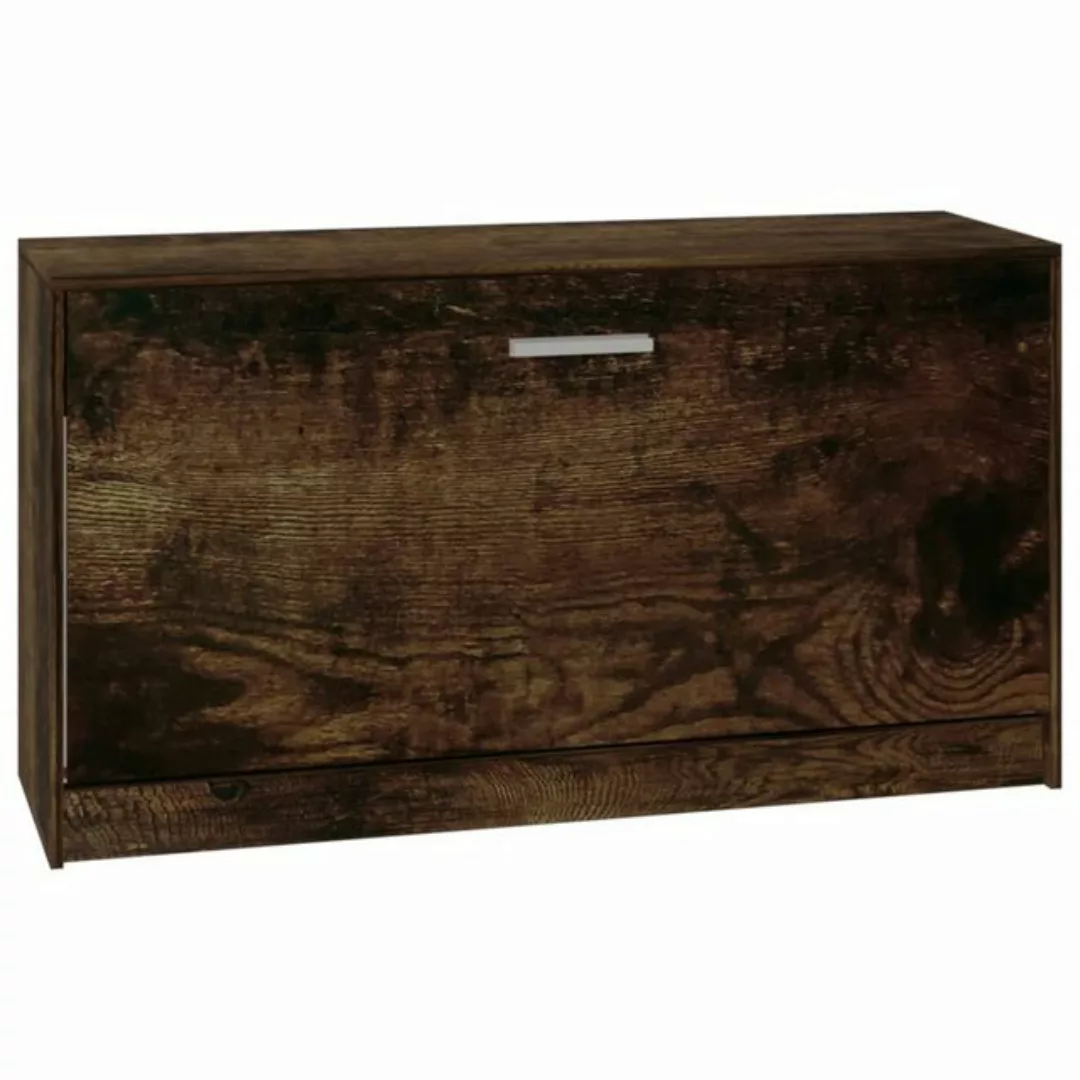 furnicato Schuhschrank Schuhbank Räuchereiche 80x24x45 cm Holzwerkstoff günstig online kaufen