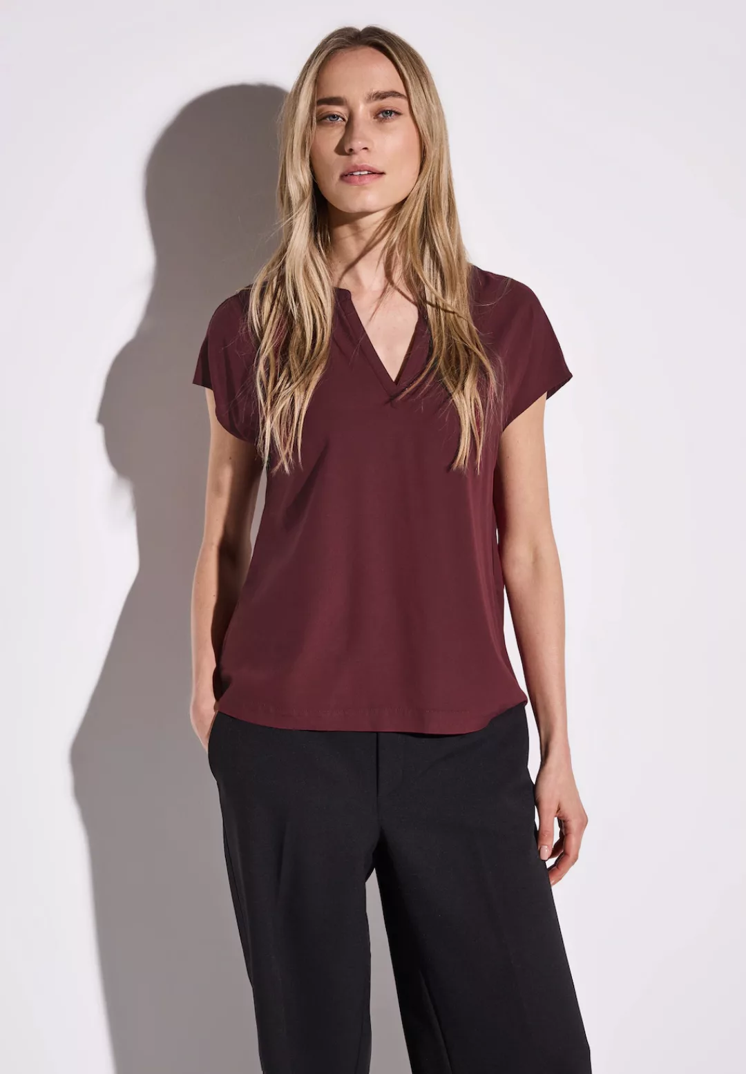 STREET ONE Hemdbluse, aus softer Viskose günstig online kaufen