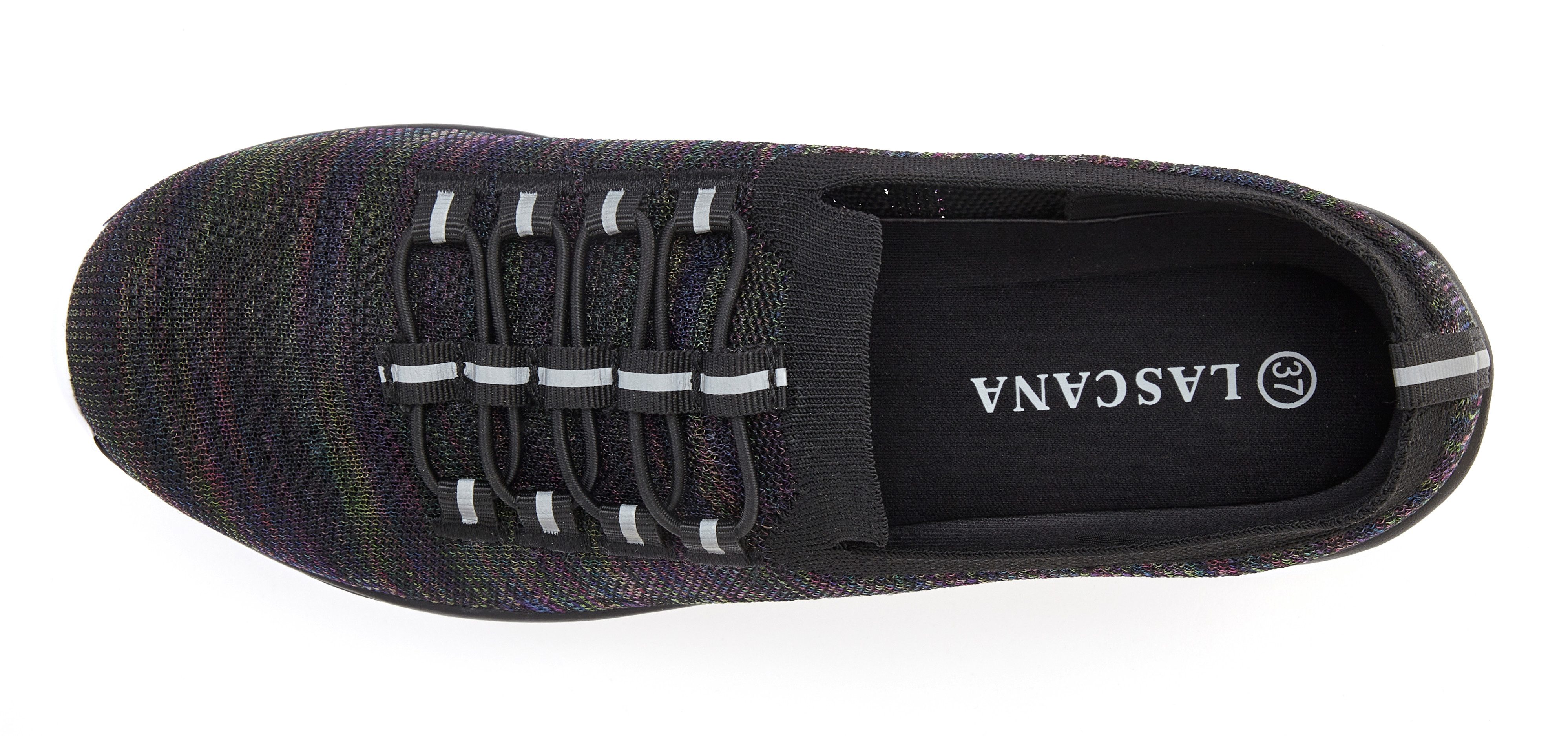 LASCANA Sneaker "Slipper, Halbschuh, leichtes Meshmaterial", zum Reinschlüp günstig online kaufen