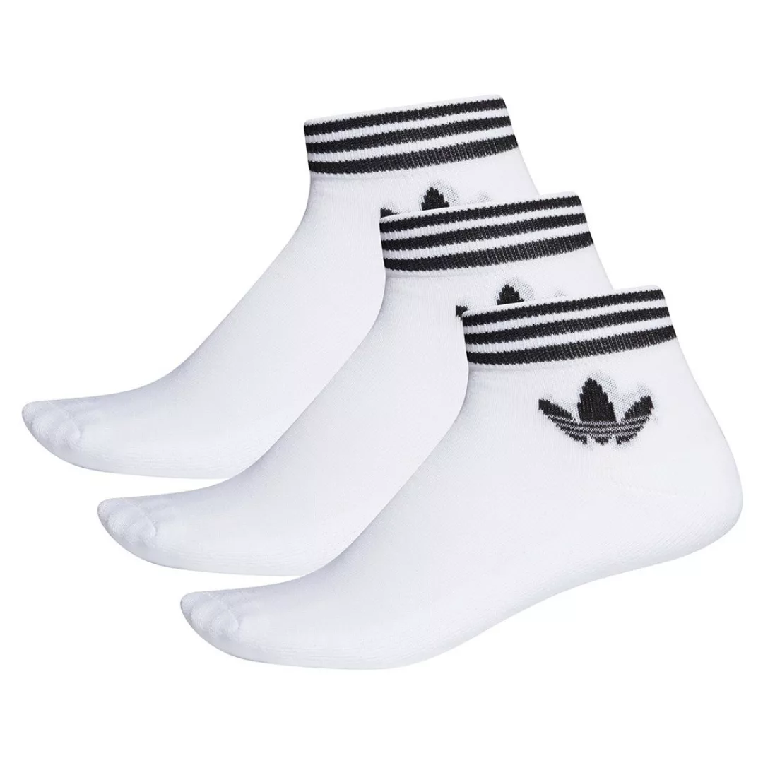 Adidas Originals Trefoil Knöchelhalbe Kissensocken 3 Paare EU 31-34 White / günstig online kaufen