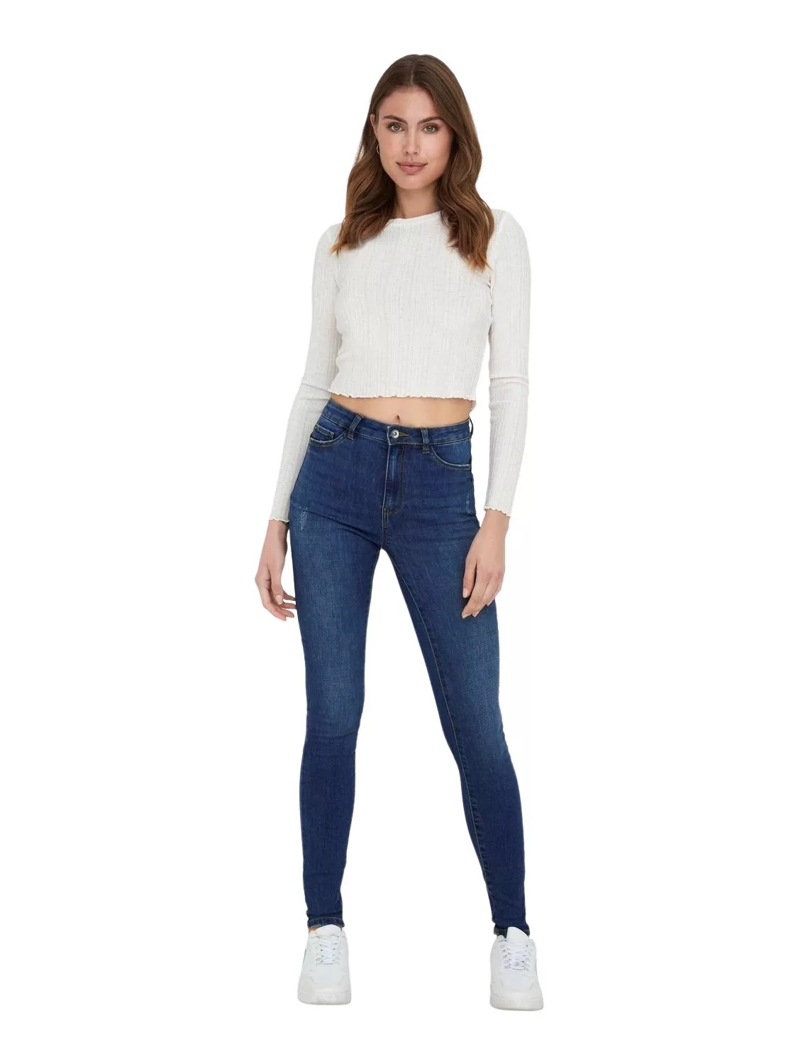 Only Damen Jeans ONLROSE GUA192 - Skinny Fit - Blau Schwarz günstig online kaufen