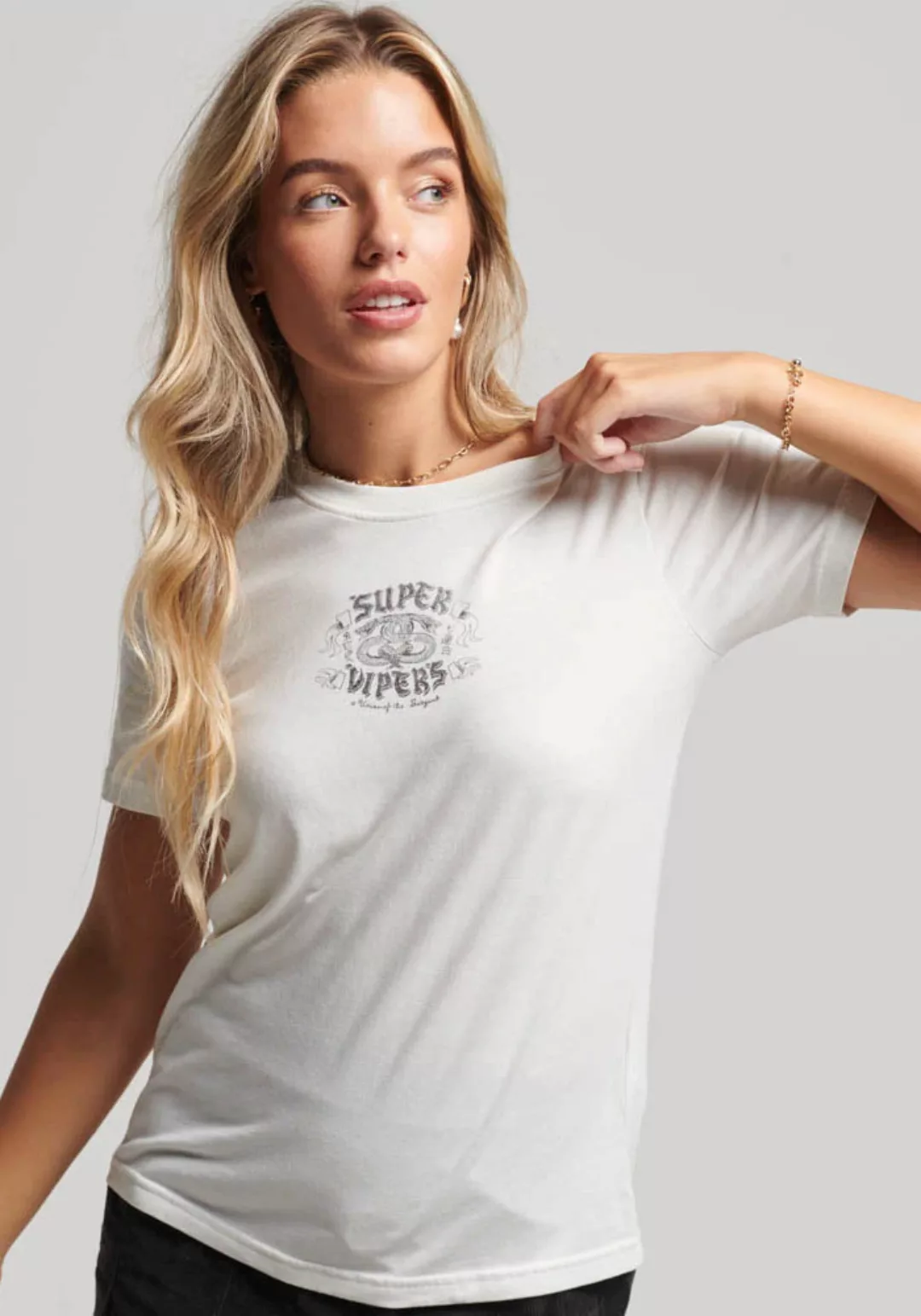 Superdry Rundhalsshirt "BLACKOUT ROCK GRAPHIC T SHIRT" günstig online kaufen