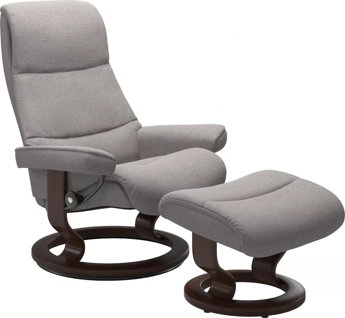 Stressless Fußhocker "View", mit Classic Base,Gestell Braun günstig online kaufen