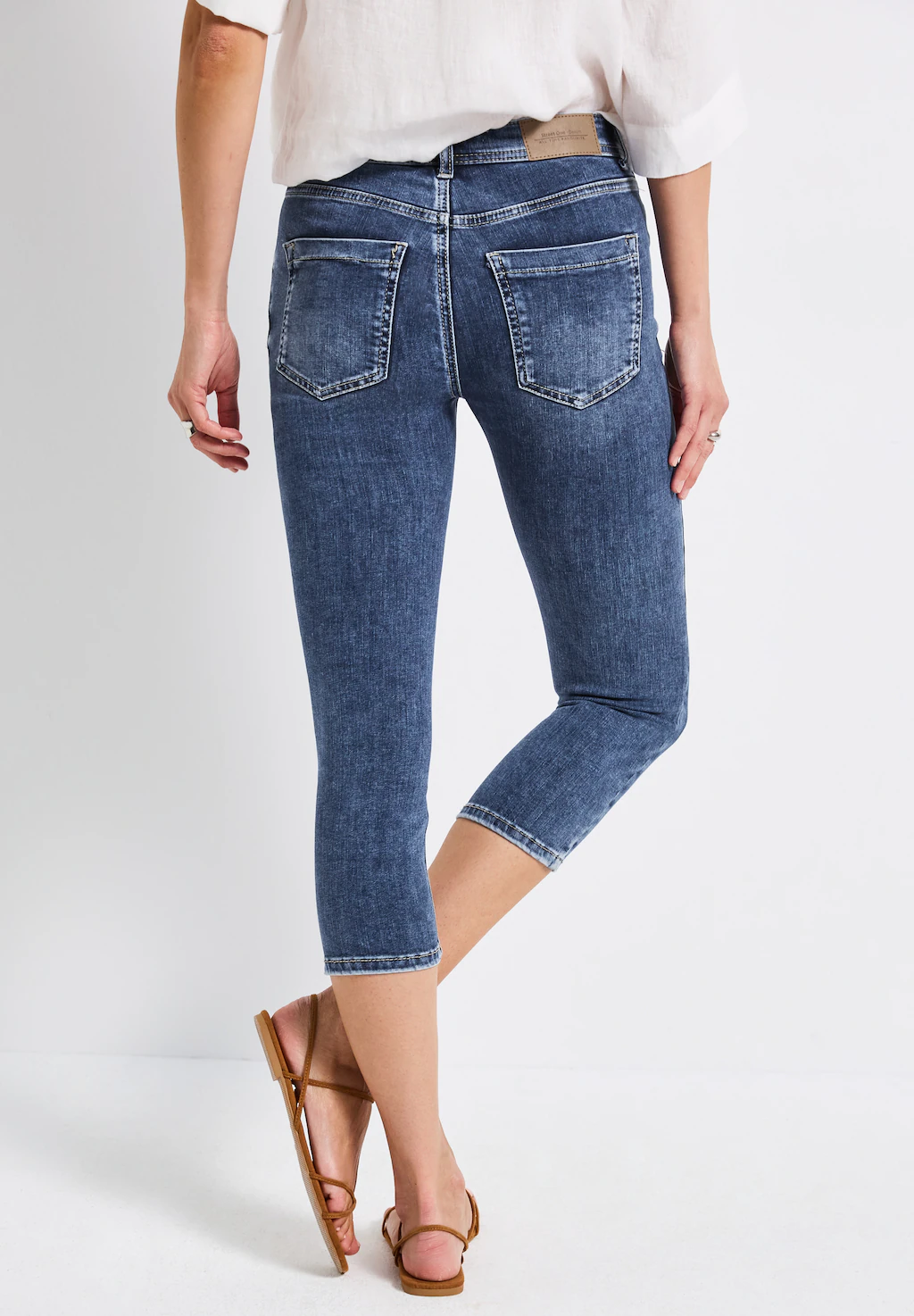 STREET ONE Slim-fit-Jeans, aus Baumwolle mit Stretchanteil günstig online kaufen