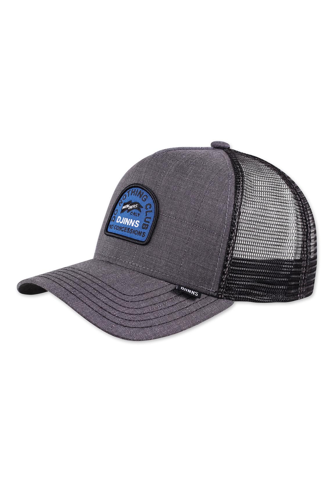 Djinns Trucker Cap HFT DNC OX-DIAMOND Black Dunkelgrau günstig online kaufen