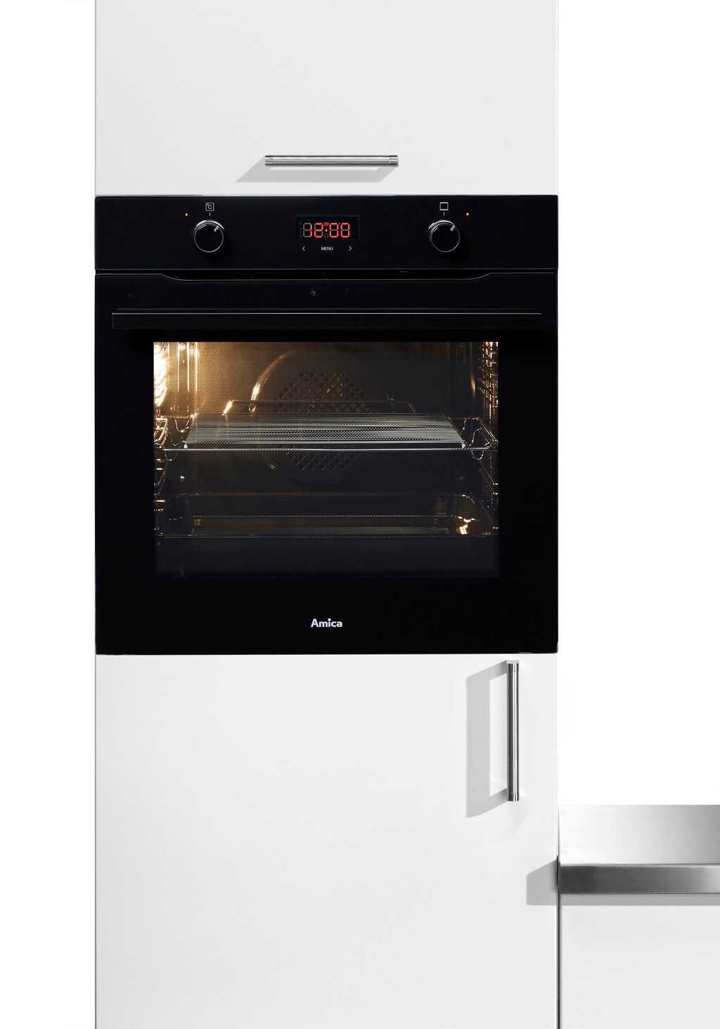 Amica Einbaubackofen »EBX 943 600 S«, mit Teleskopauszug nachrüstbar, Steam günstig online kaufen