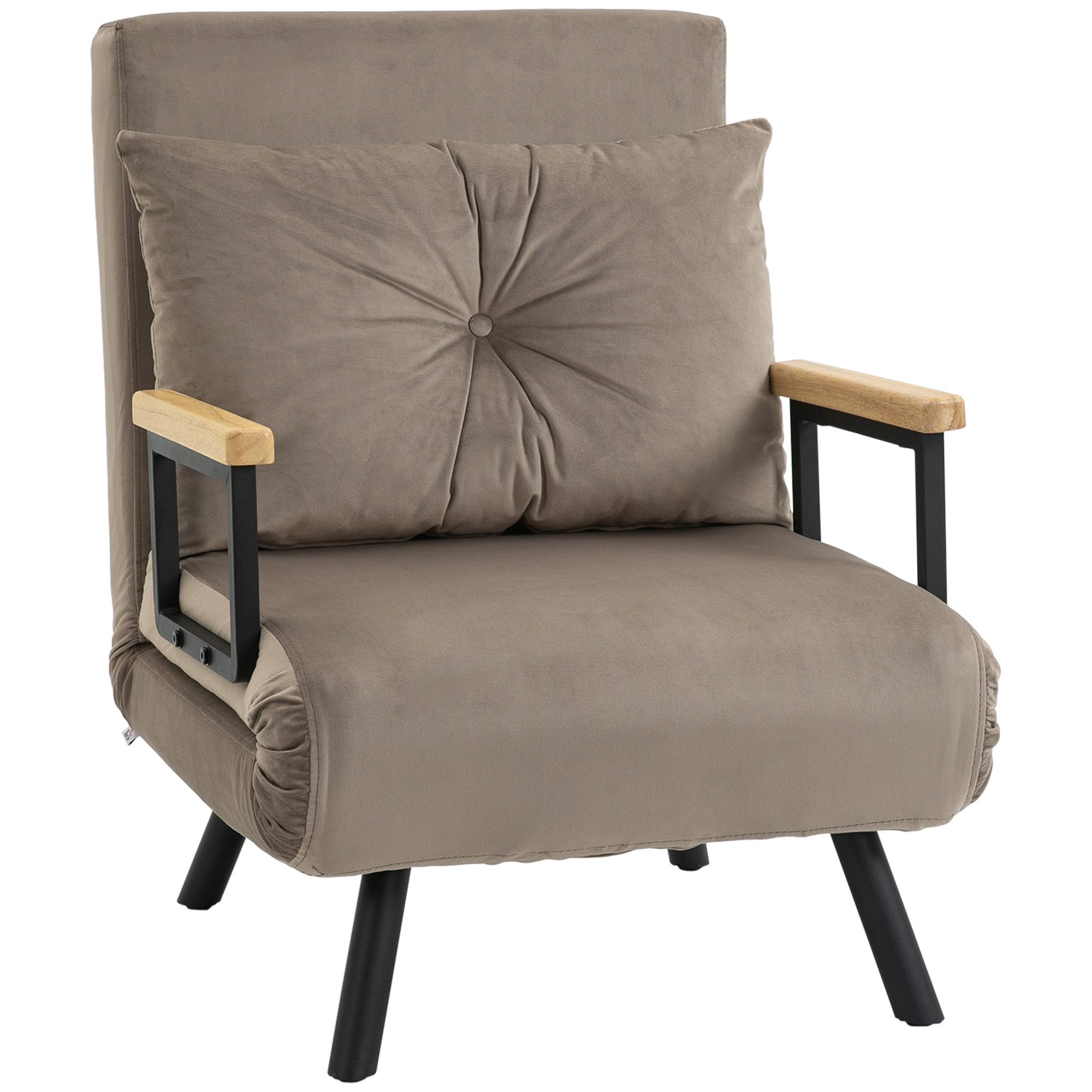 HOMCOM Sessel Gästebett mit Rückenkissen, Polstersofa günstig online kaufen