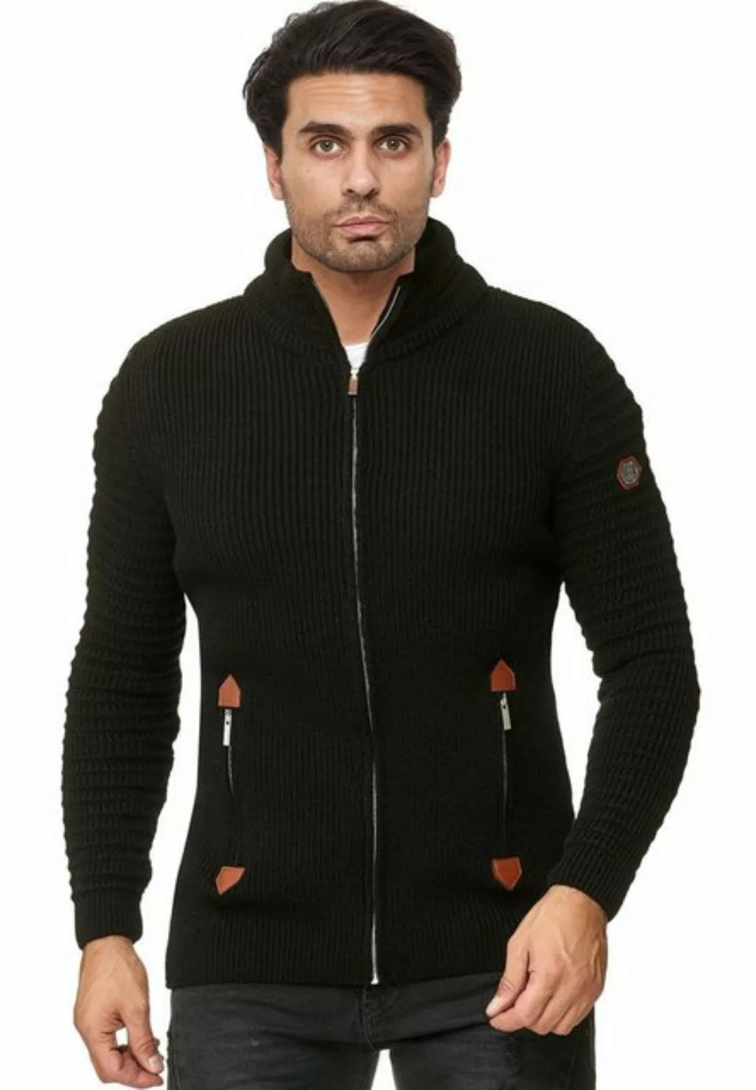 RedBridge Strickjacke Tampa mit Stehkragen günstig online kaufen