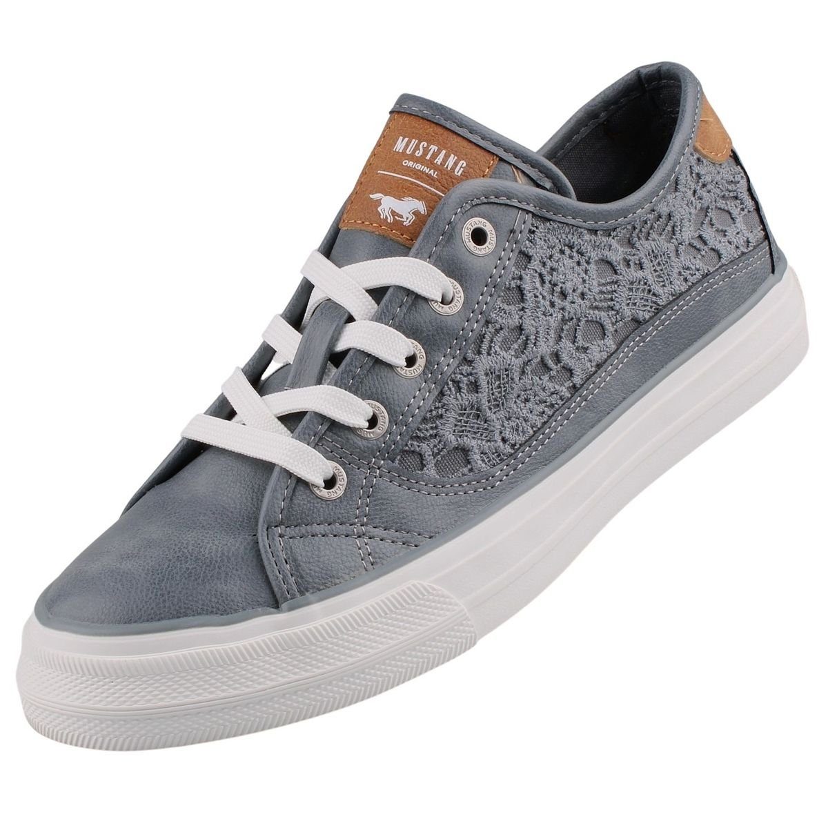 Mustang Shoes Sneaker "Mustang Shoes Sneaker Lederimitat/Textil" günstig online kaufen