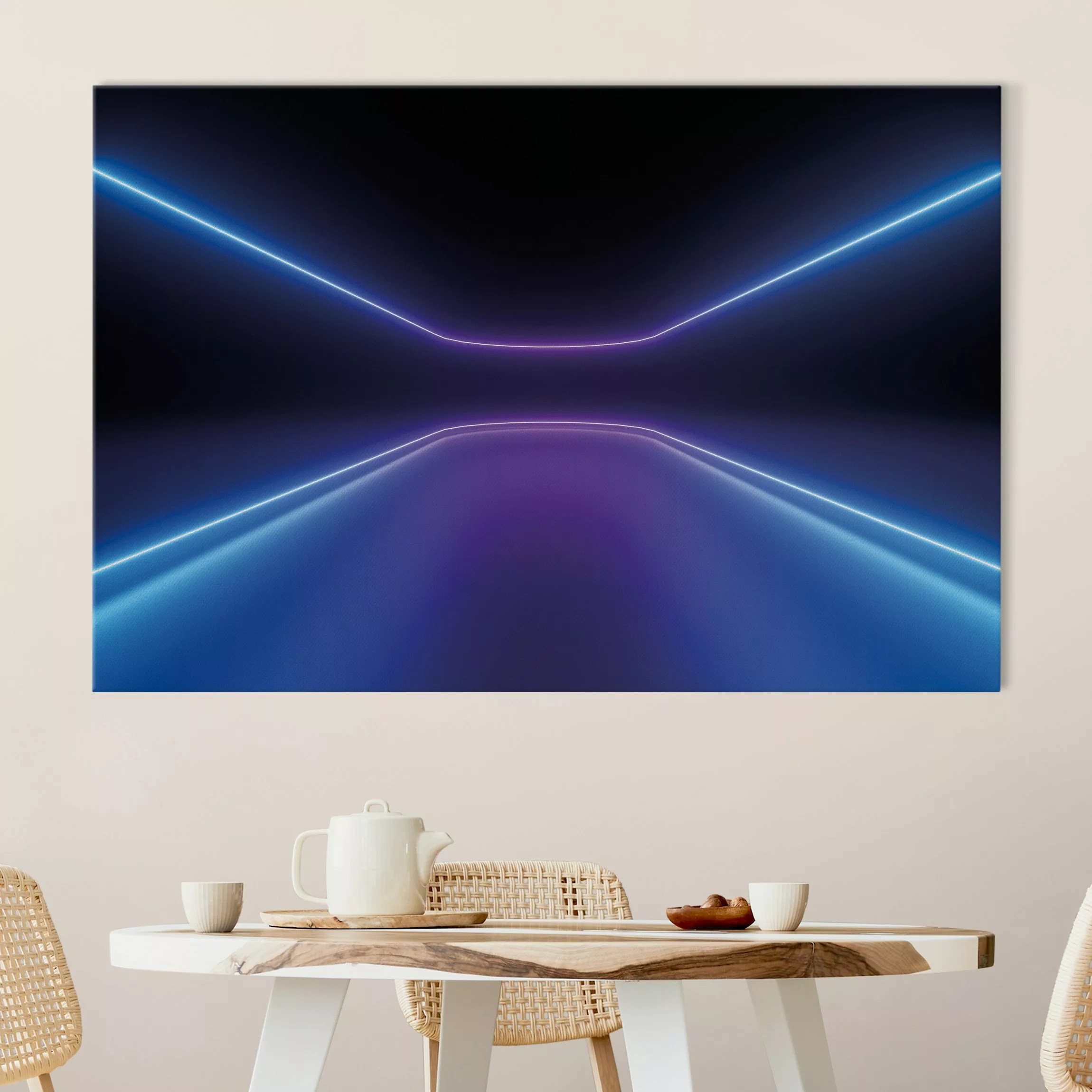 Akustikbild Neonlichter günstig online kaufen