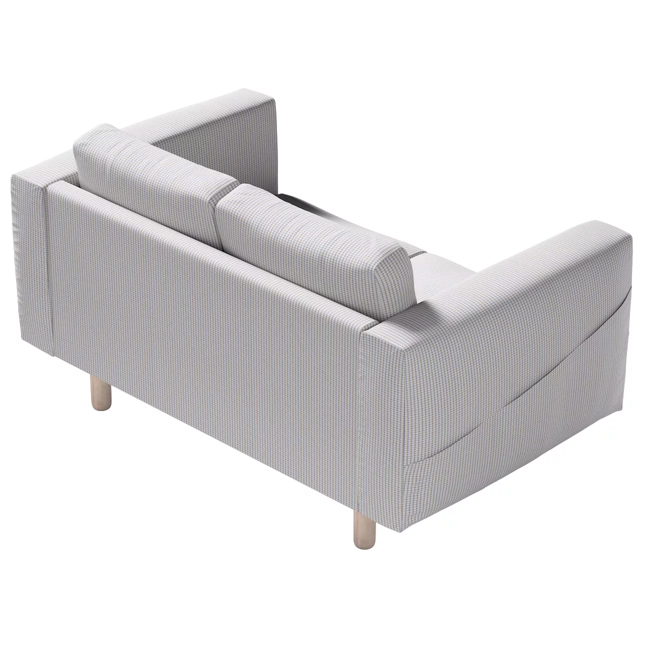 Bezug für Norsborg 2-Sitzer Sofa, beige-blau, Norsborg 2-Sitzer Sofabezug, günstig online kaufen