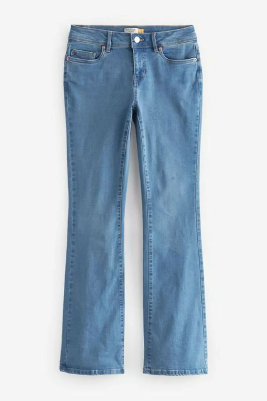 Next Bootcut-Jeans Bootcut Jeans mit niedriger Leibhöhe, Kurzgröße (1-tlg) günstig online kaufen