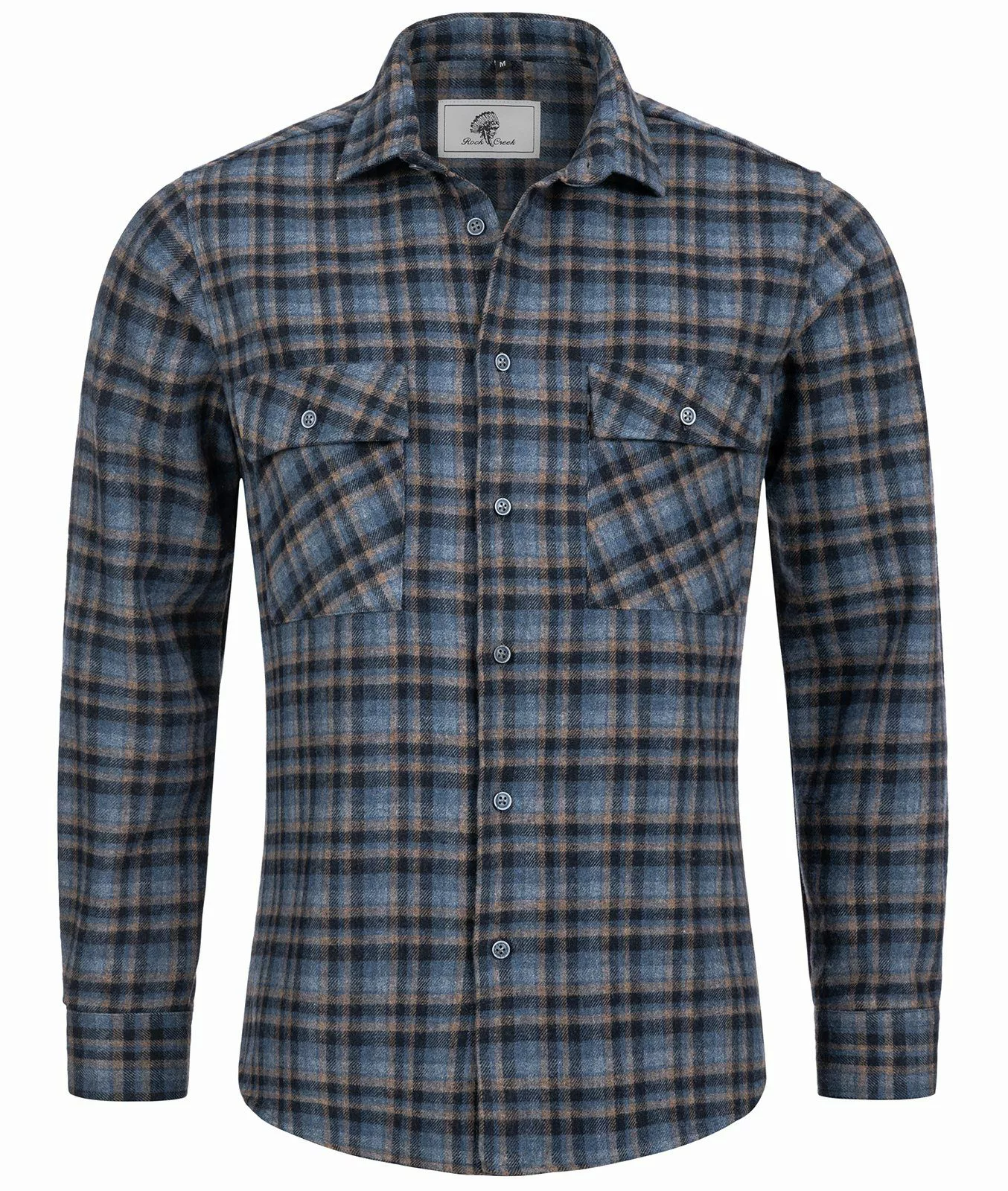 Rock Creek Flanellhemd Herren Flanellhemd Hemd günstig online kaufen