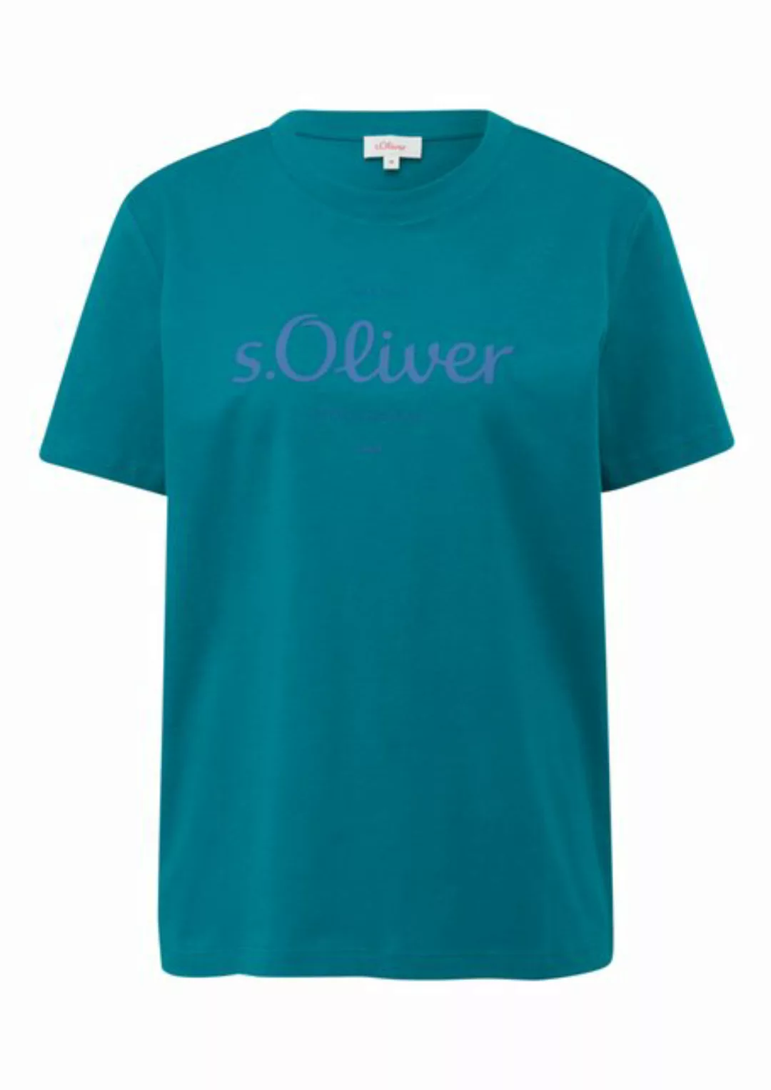 s.Oliver T-Shirt mit Logodruck vorne günstig online kaufen