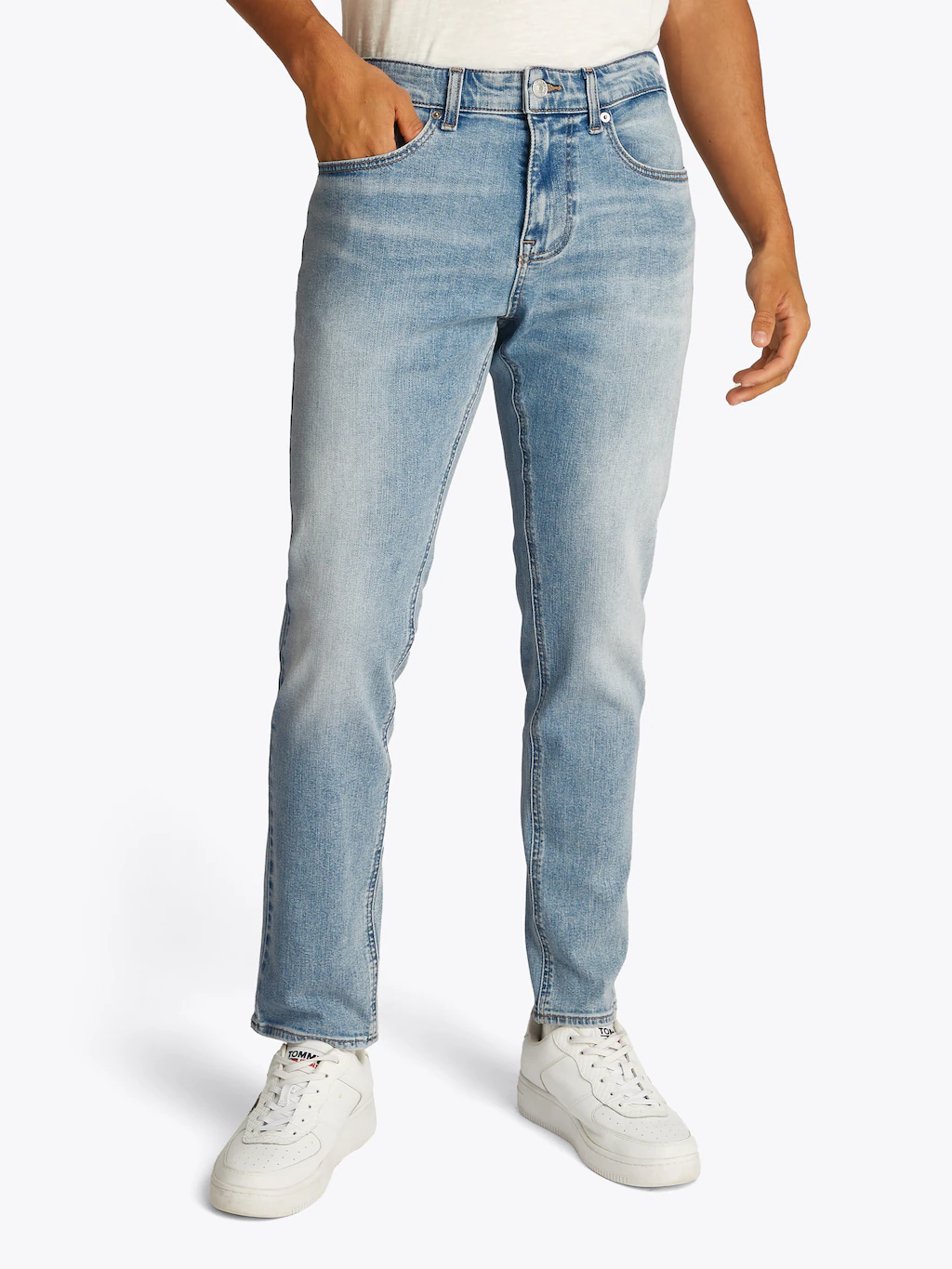 Tommy Jeans Slim-fit-Jeans "Austin Slim Tapered", Mit Gürtelschlaufen günstig online kaufen