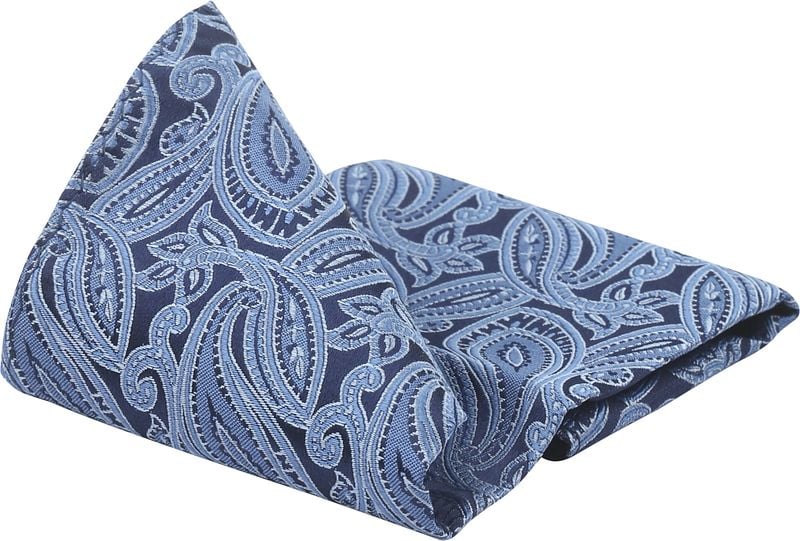 Geeignete Seidenkrawatte Paisley Blau - günstig online kaufen