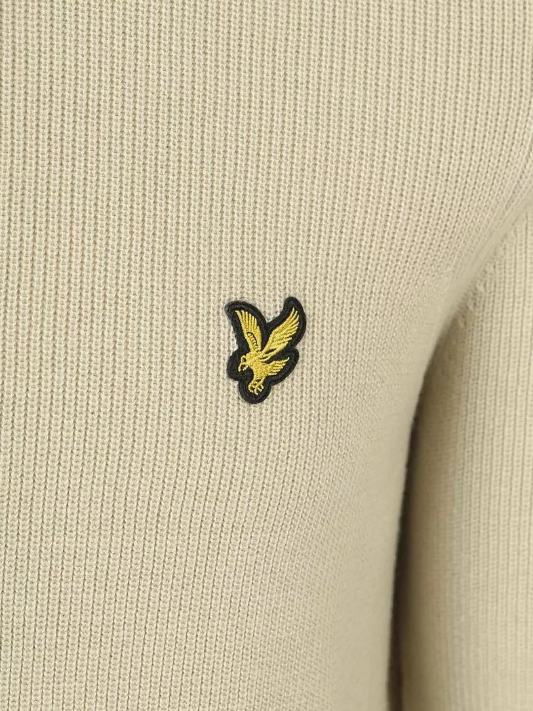 Lyle & Scott Rib Pullover Greige - Größe XL günstig online kaufen