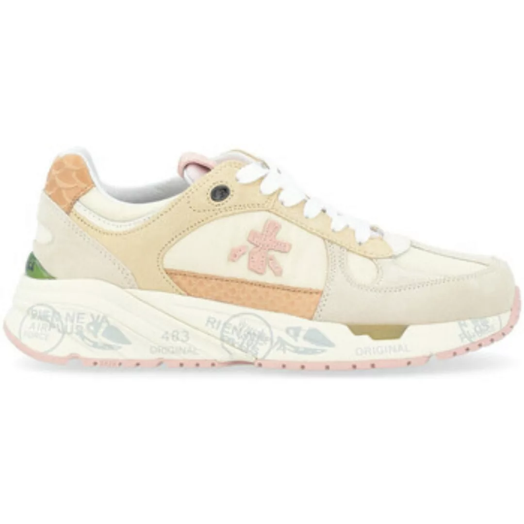 Premiata  Sneaker Sneaker  Maseriertes Beige und Rosa günstig online kaufen