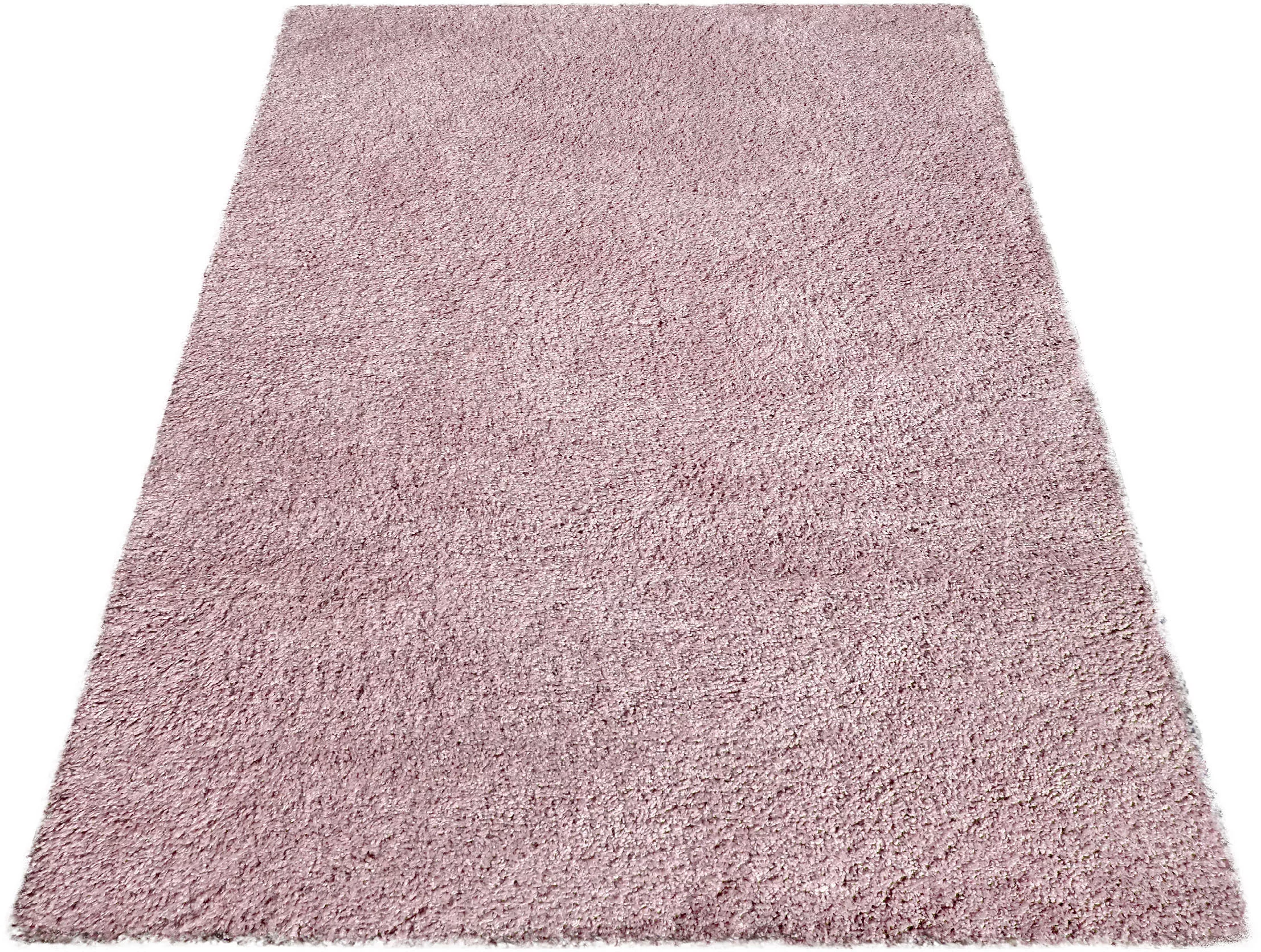 andas Hochflor-Teppich »Tretten«, rechteckig, 30 mm Höhe, Shaggy, Uni Farbe günstig online kaufen