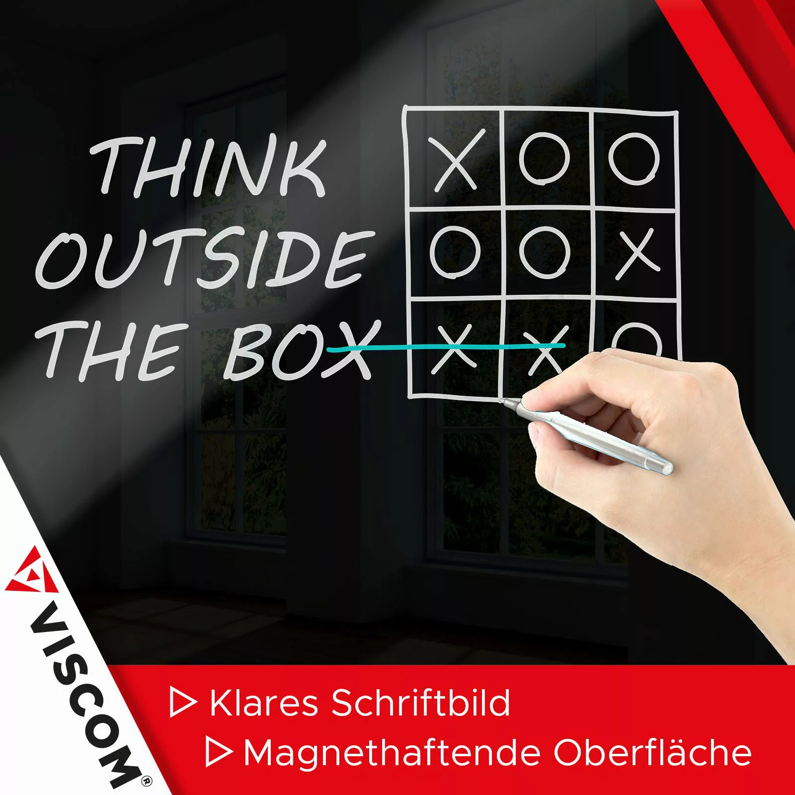 Viscom Magnettafel MIO, Glas-Magnettafel - beschreibbar günstig online kaufen