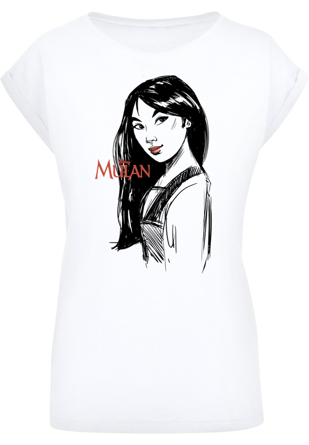 F4NT4STIC T-Shirt "Mulan Sketch", Damen,Premium Merch,Regular-Fit,Kurze Ärm günstig online kaufen