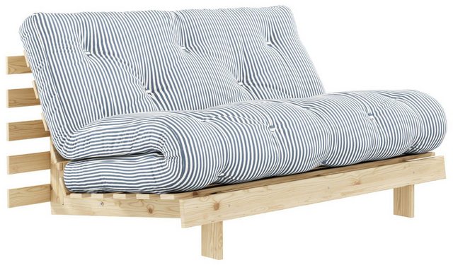 Karup Design 2-Sitzer Schlafsofa ROOTS 140 cm Sofa Gestell Kiefer Massivhol günstig online kaufen