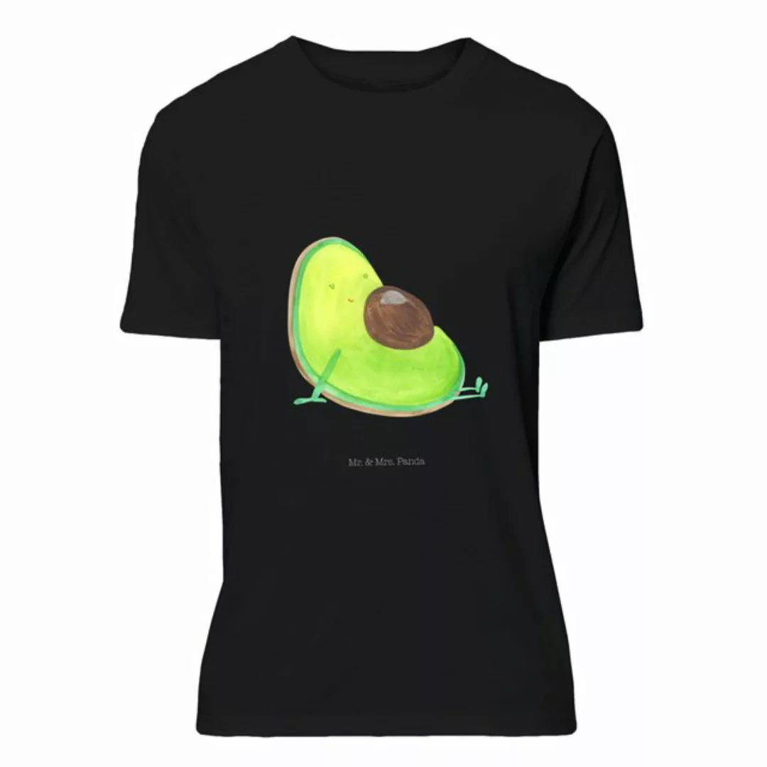 Mr. & Mrs. Panda T-Shirt Avocado schwanger - Schwarz - Geschenk, Junggesell günstig online kaufen