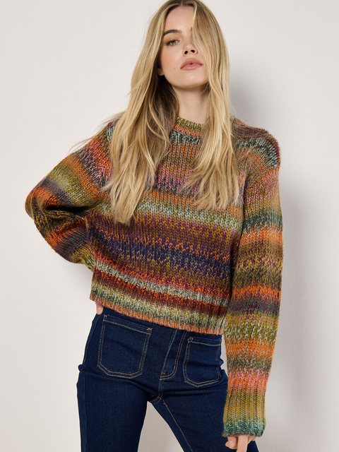 Apricot Strickpullover Multicolor Pullover, aus Grobstrick günstig online kaufen