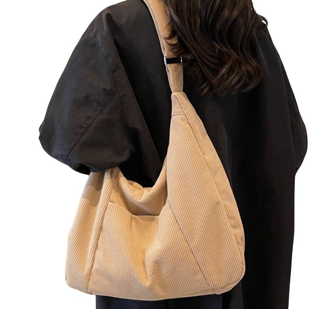 Coonoor Umhängetasche Damen Groß Cord Tasche günstig online kaufen