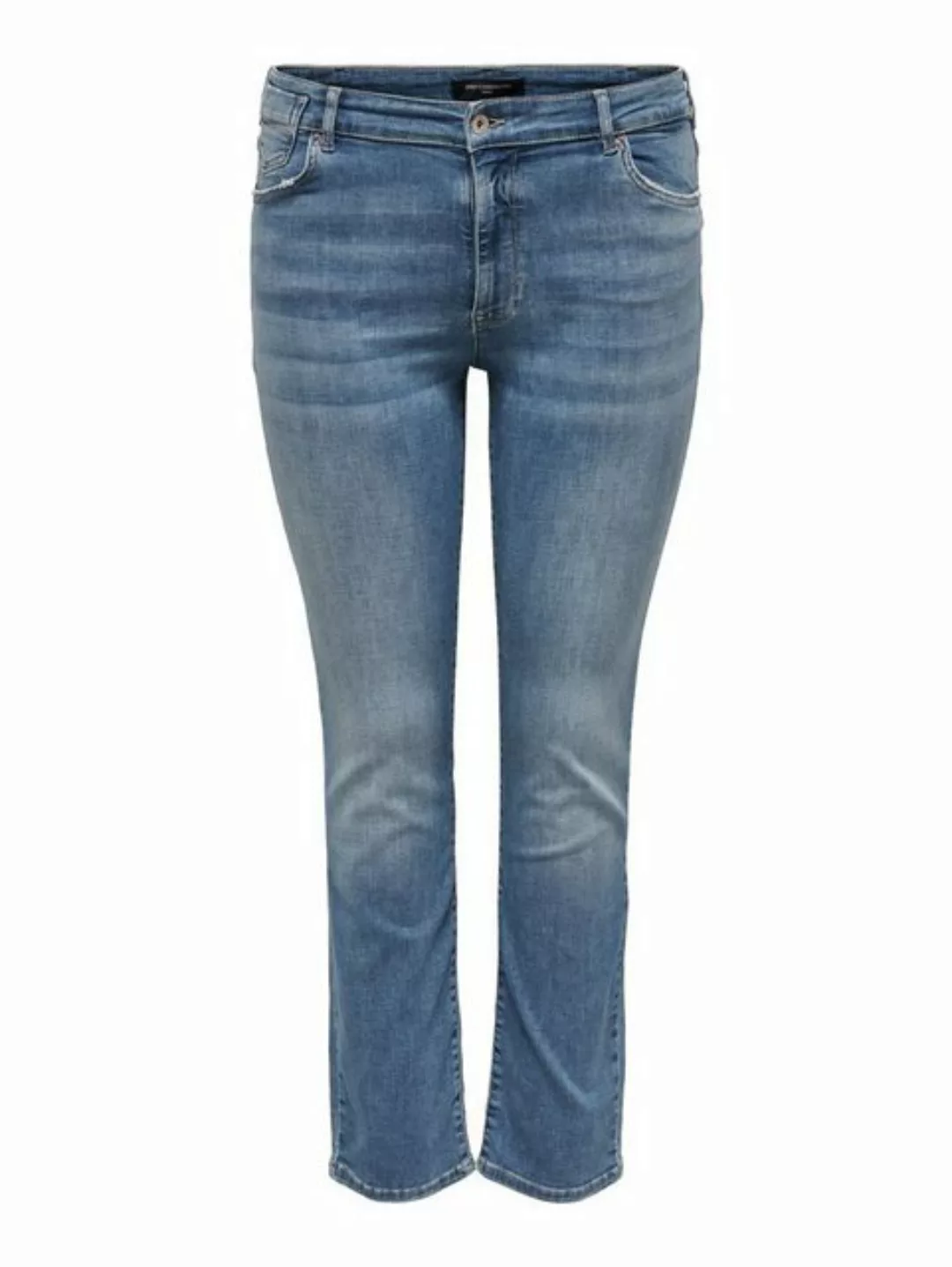 Carmakoma by Only Damen Jeans CARALICIA DOT258 - Straight Fit - Blau- Mediu günstig online kaufen