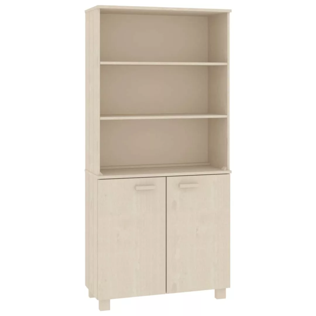 Vidaxl Highboard Massivholz Kiefer Honigbraun günstig online kaufen