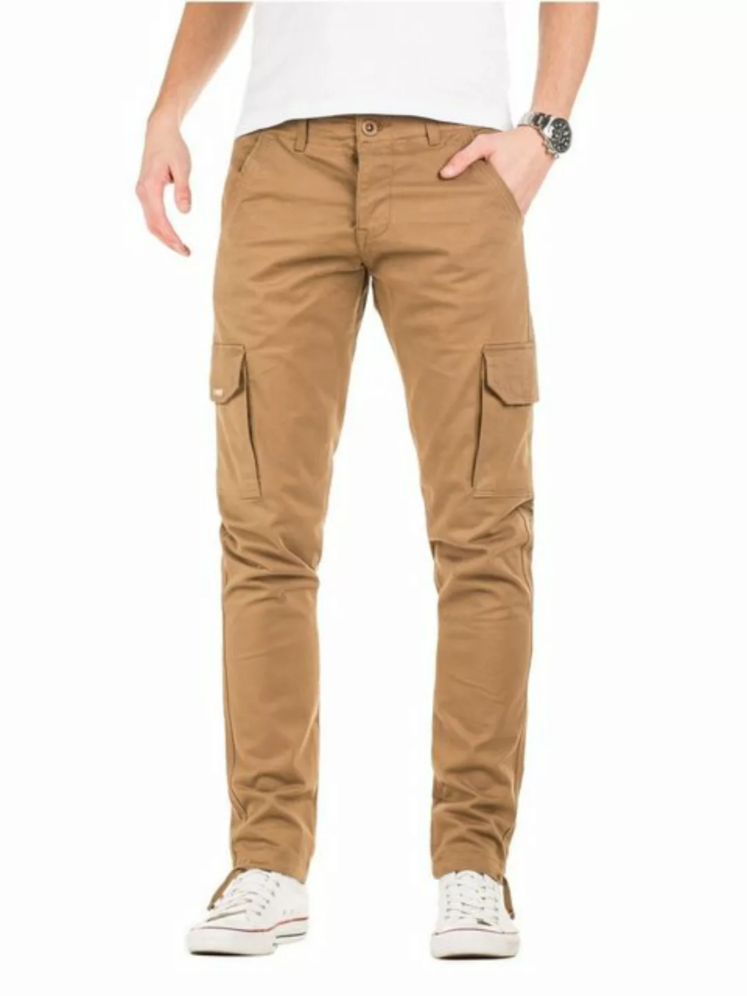 Yazubi Cargohose Cargo Pants Jan Herren Slim Fit Chinohose günstig online kaufen