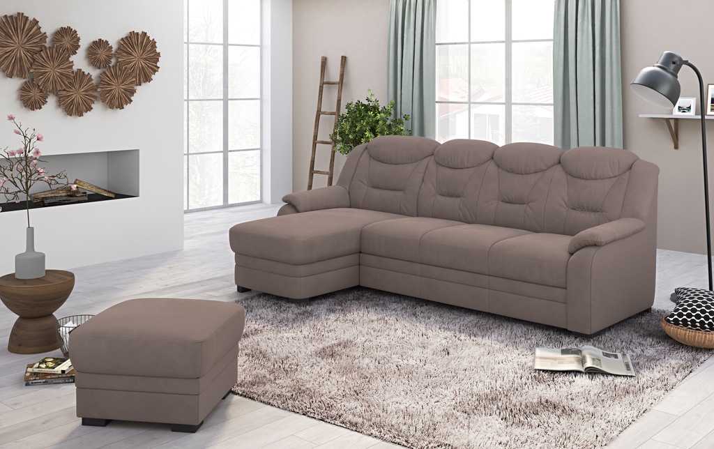 COTTA Ecksofa "Marcus L-Form", wahlweise mit Bettfunktion günstig online kaufen