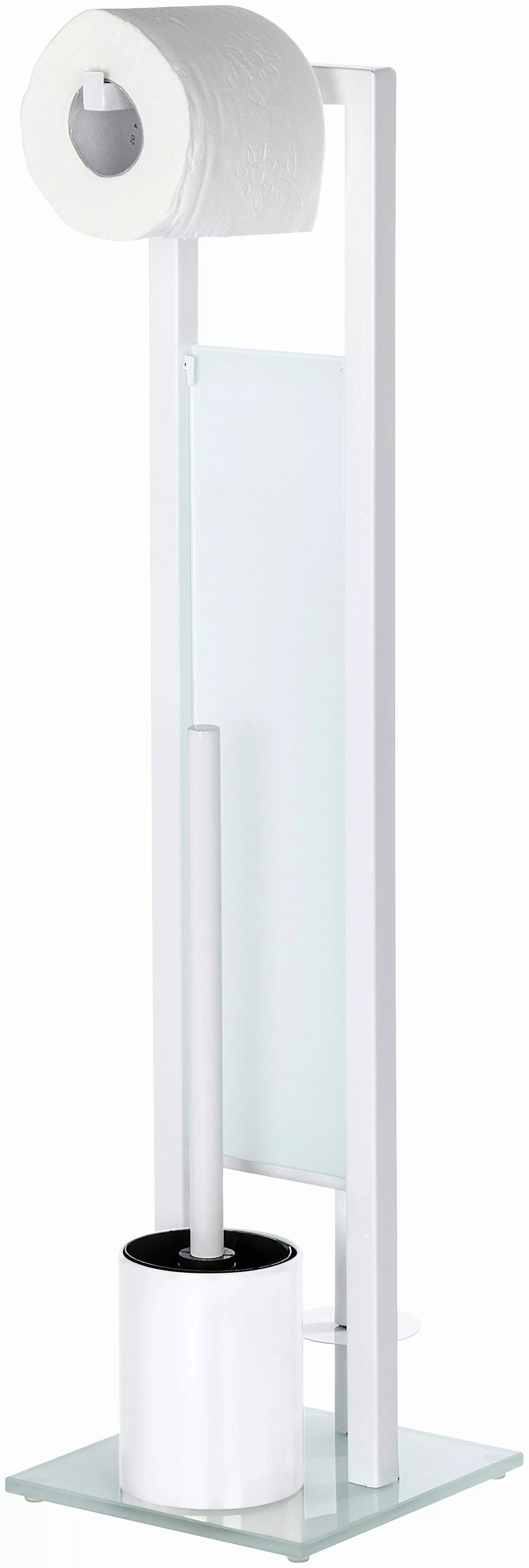 Wenko Stand WC-Garnitur Rivalta Weiß 70 cm x 18 cm x 20 cm günstig online kaufen
