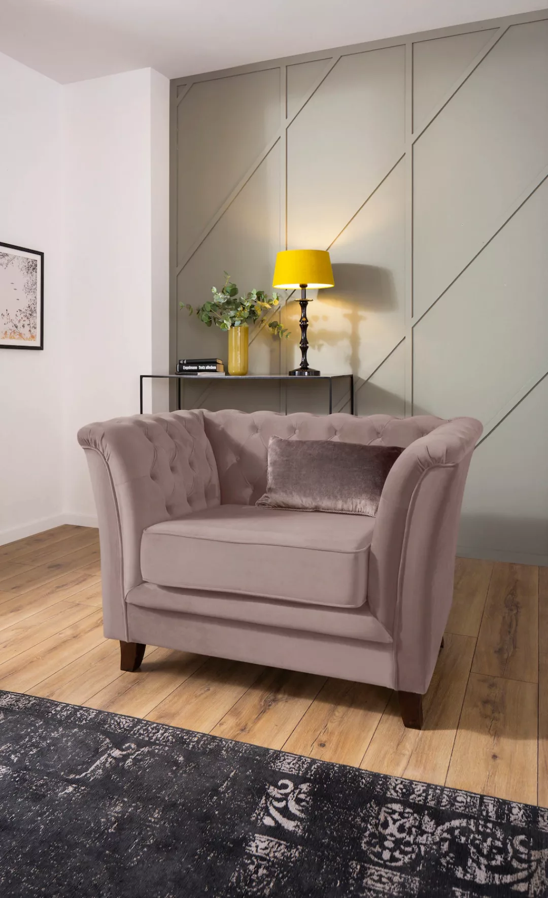 Home affaire Chesterfield-Sessel "Dover Sessel", passend zur "Dover"-Serie günstig online kaufen