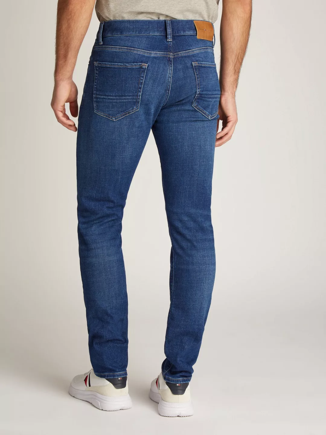 Tommy Hilfiger Slim-fit-Jeans "SLIM BLEECKER PSTR TEXAS INDIGO", in blauer günstig online kaufen